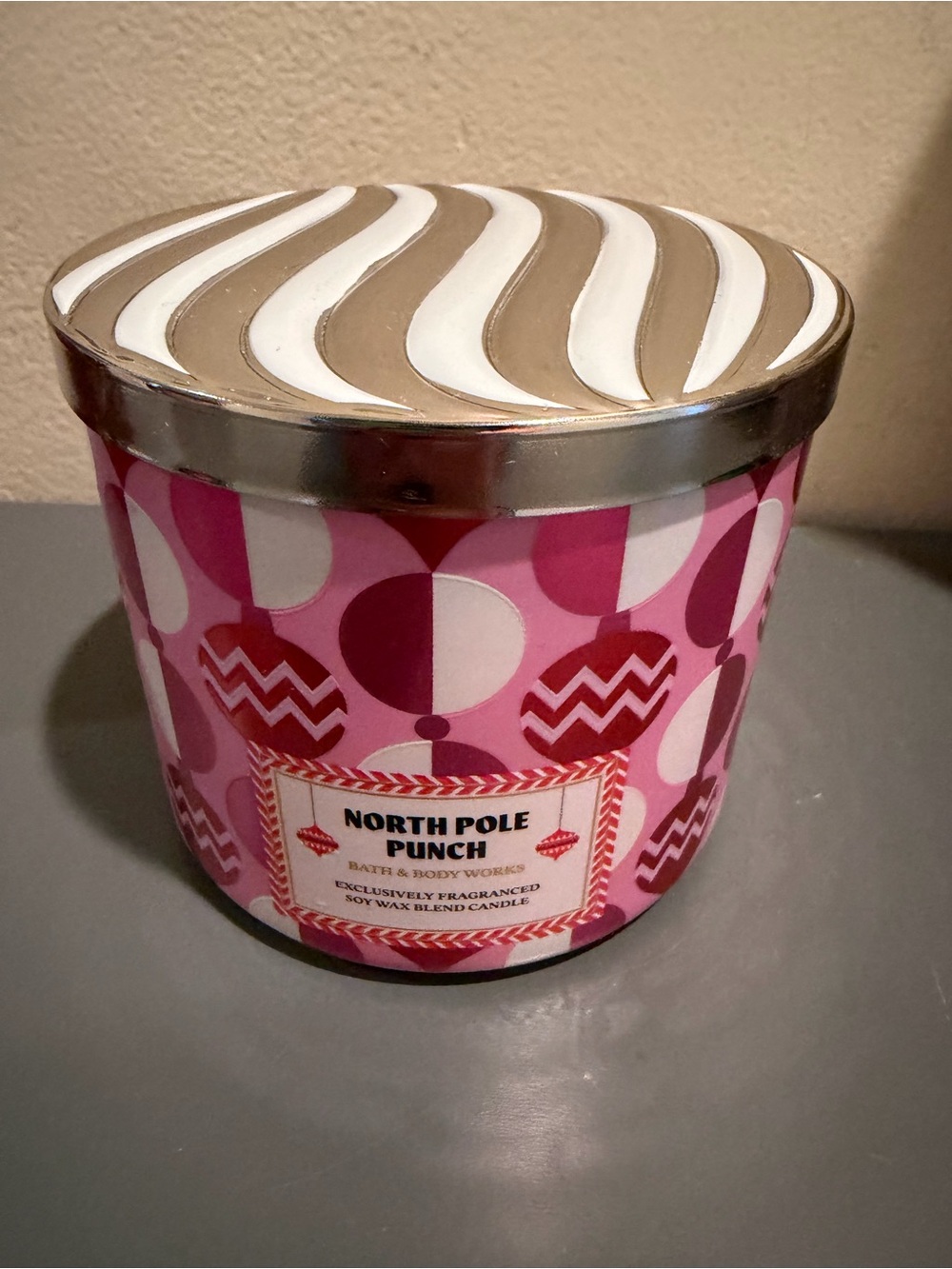 Bath & Body Works North Pole Punch 3 Wick Candle NEW 14.5 oz Holiday